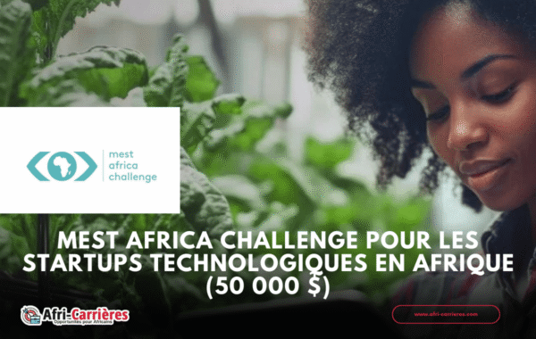MEST Africa Challenge pour les startups technologiques en Afrique 1