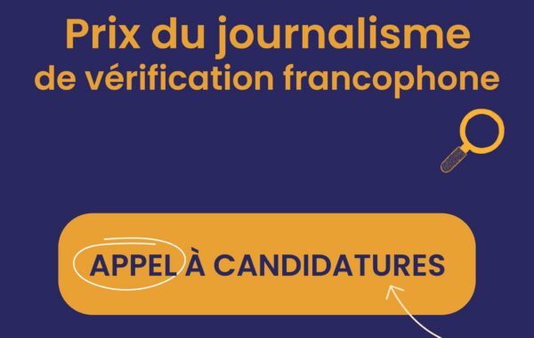 Prix du Journalisme de Verification Francophone 2024