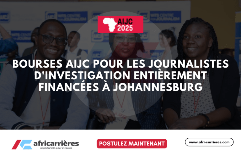 Bourses AIJC 2025 pour les journalistes d'investigation entièrement financées à Johannesburg