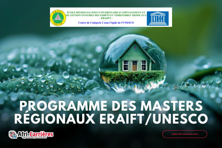 Programme des Masters Régionaux ERAIFT/UNESCO