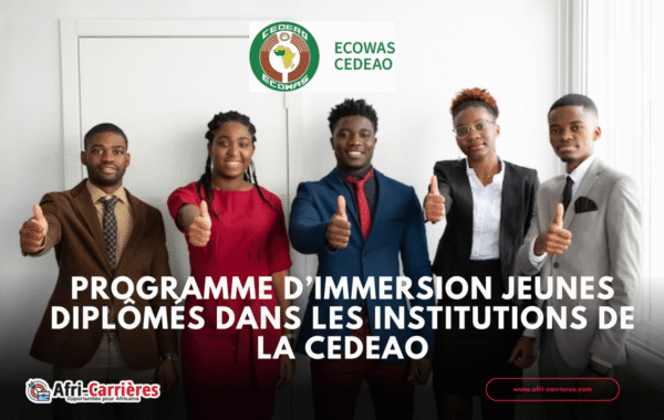 Programme dimmersion Jeunes Diplomes dans les Institutions de la CEDEAO 1