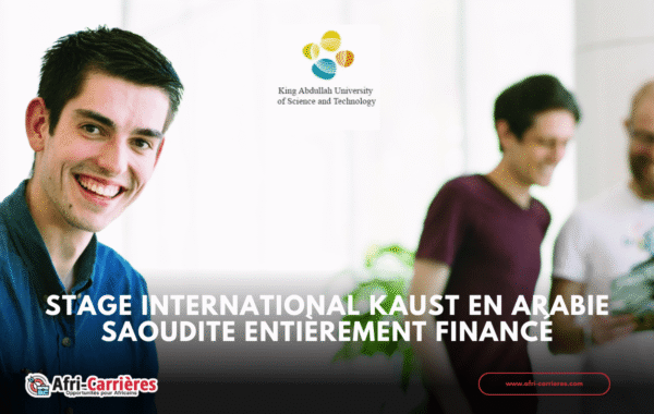 Stage international KAUST en Arabie saoudite Entierement finance