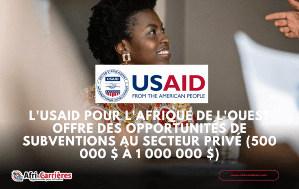 Appel a candidature USAID Economic Growth pour secteurs prive en Afrique de louest 1