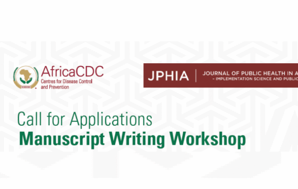 Appel a candidatures Africa CDC pour un Atelier decriture de manuscrits 2024
