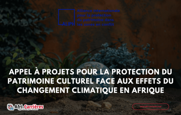Appel a projets Fondation ALIPH 1