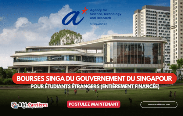 Bourses SINGA du gouvernement du Singapour pour etudiants etrangers entierement financee 1