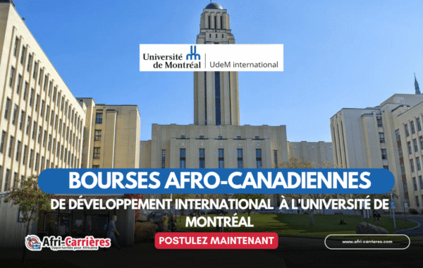 Bourses afro canadiennes de developpement international a lUniversite de Montreal 1