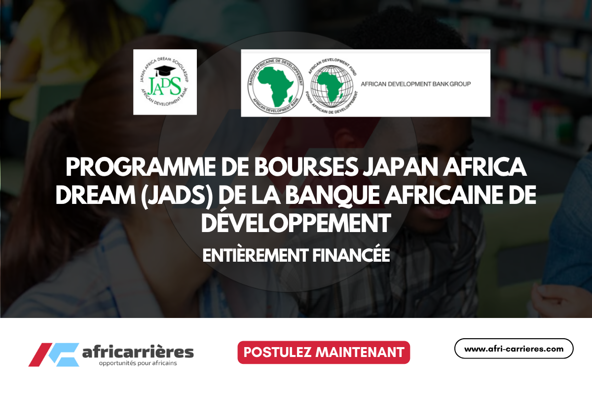Programme de bourses Japan Africa Dream (JADS) 2026 pour africains