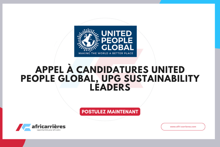 Programme UPG Sustainability Leadership Cohorte 2026