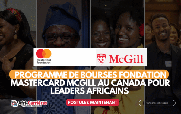 Programme de bourses Fondation Mastercard McGill 1