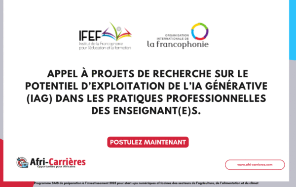 Appel a projet AUF du programme IFADEM 2