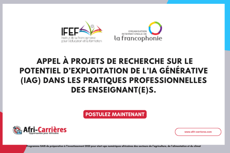 Appel à projet AUF du programme IFADEM