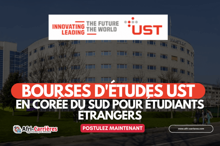 Bourse UST en Corée du Sud pour étudiants étrangers