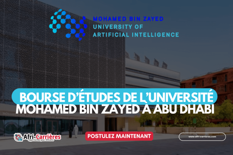 Bourses MBZUAI Emirates Arabes Unis