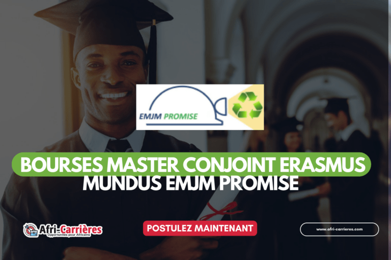 Bourses master conjoint Erasmus Mundus EMJM PROMISE