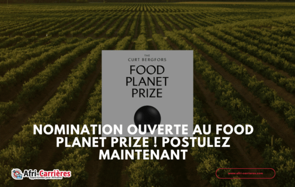 Nomination ouverte au Food Planet Prize Postulez maintenant 1