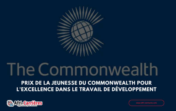 Prix de la jeunesse du Commonwealth pour lexcellence dans le travail de developpement 1 1