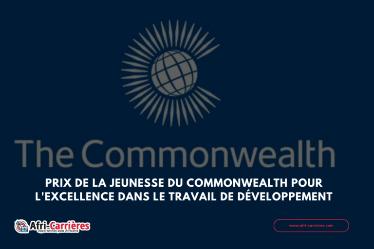 Prix ​​de la jeunesse du Commonwealth pour l'excellence dans le travail de développement