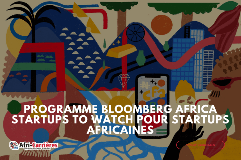 Programme Bloomberg Africa Startups to Watch pour startups africaines