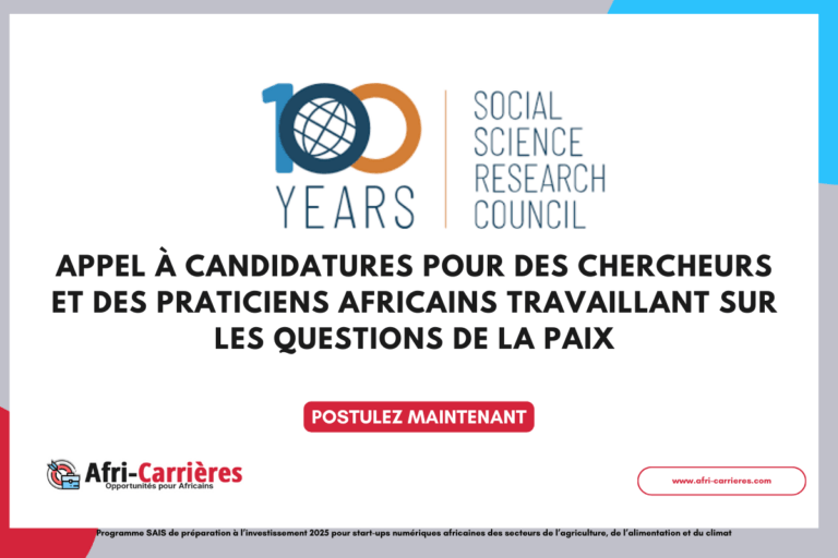 Programme Next Gen du Social Science Research Council