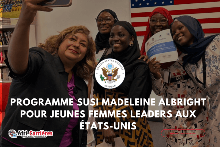 Programme SUSI Madeleine Albright pour jeunes femmes leaders