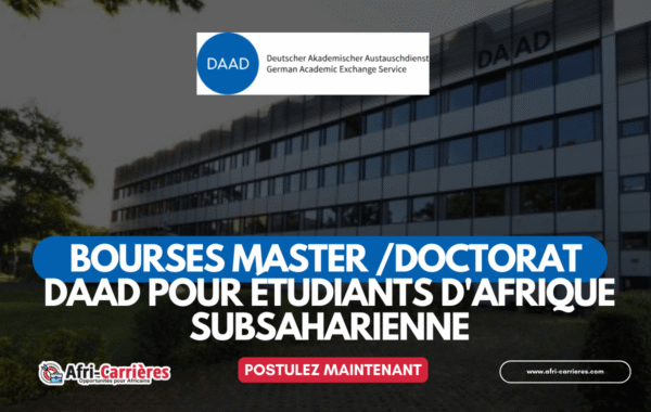 Programme de bourses de master et doctorat DAAD 1