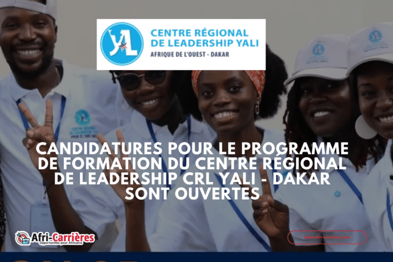 Réception des candidatures du CRL YALI DAKAR
