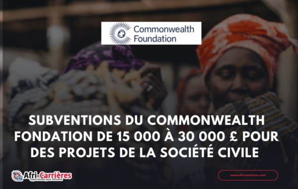 Subventions du Commonwealth Fondation 1 1