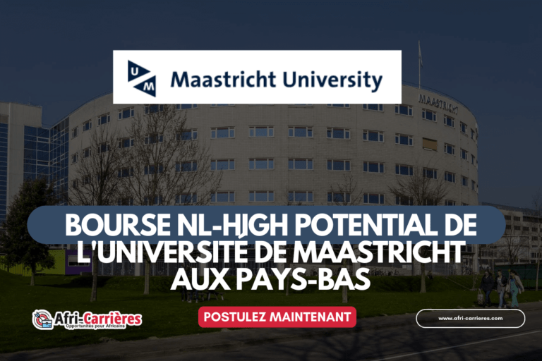 bourse NL-High Potential de l'Université de Maastricht aux Pays-Bas