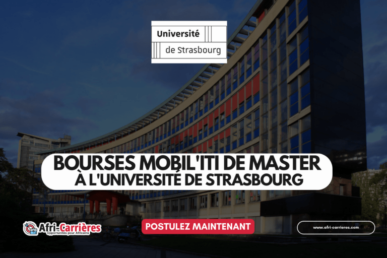Programme de Bourses Mobil'ITI de Master à l'Université de Strasbourg