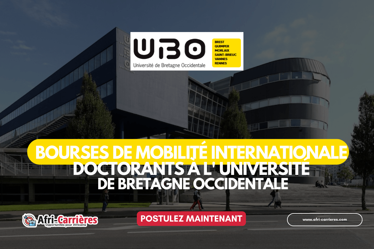 Bourses de mobilité internationale Doctorants à l' Université de Bretagne Occidentale
