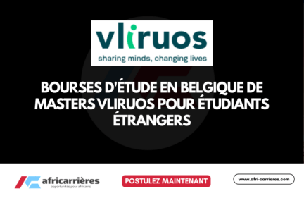 Bourses d'étude en Belgique 2026 de masters VLIRUOS pour étudiants étrangers