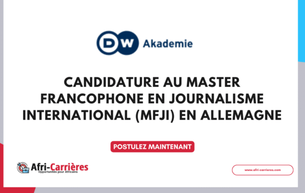 Candidature au Master francophone en journalisme international MFJI en Allemagne