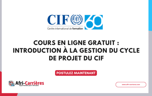 Cours en ligne gratuit Introduction a la gestion du cycle de projet du CIF