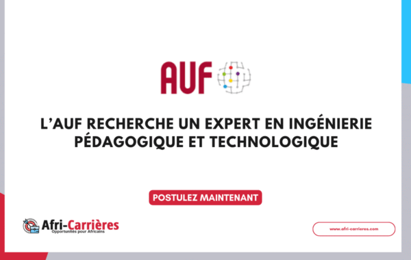 LAUF recherche un expert en ingenierie pedagogique et technologique
