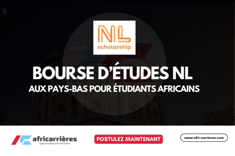 Postulez à la NL Scholarship 2026-2027 aux Pays-Bas pour étudiants africains