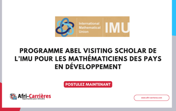 Programme Abel Visiting Scholar de lIMU pour les mathematiciens des pays en developpement 1