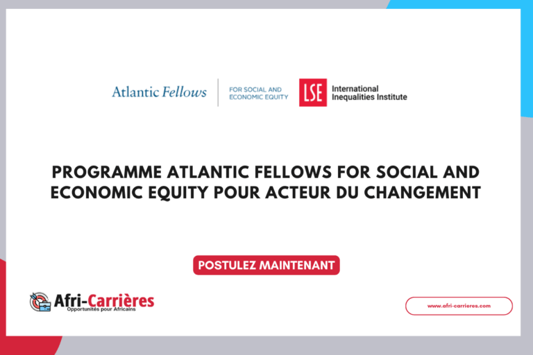 Programme Atlantic Fellows for Social and Economic Equity pour acteur du changement