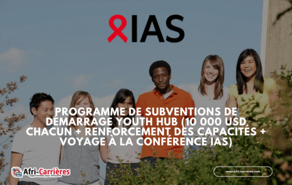 Programme de subventions de demarrage Youth Hub