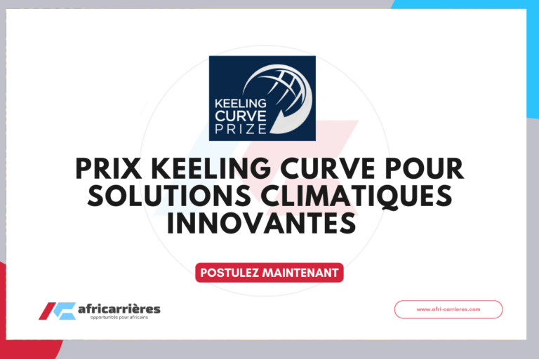 Prix Keeling Curve Prize 2026 pour solutions climatiques innovantes