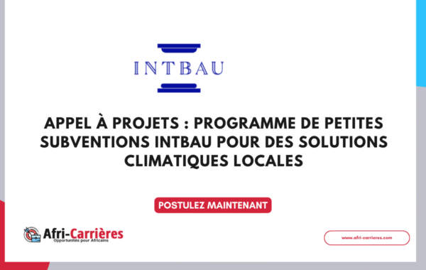 programme de subventions INTBAU pour solutions climatiques
