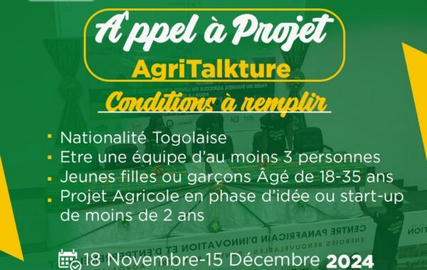 Appel a candidatures pour le Challenge AgriTalkture 2024