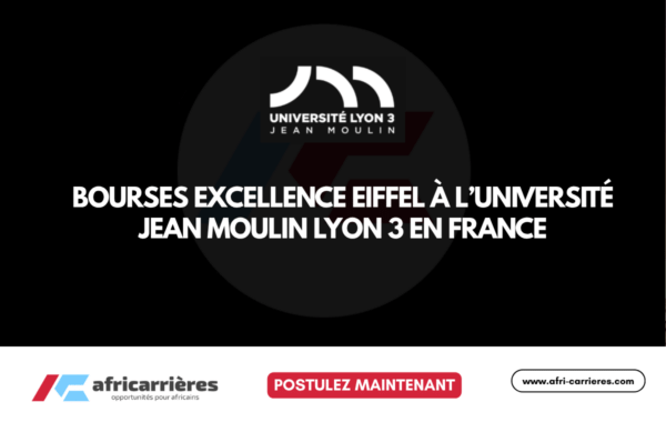 Bourses Eiffel Université Jean Moulin Lyon 2027 en France