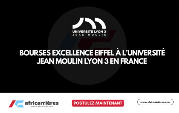 Bourses Eiffel Université Jean Moulin Lyon 2027 en France