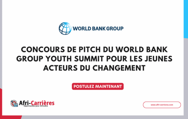 Concours de pitch du World Bank Group Youth Summit pour les jeunes acteurs du changement