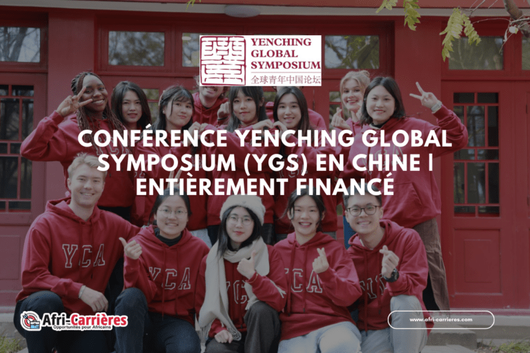 Conférence Yenching Global Symposium (YGS) en Chine Entièrement financé
