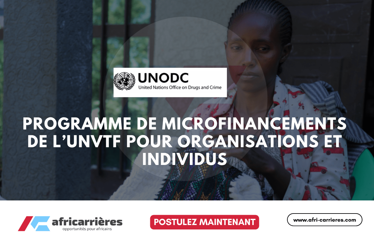 Programme de microfinancements de l’UNVTF 2025 pour organisations et individus