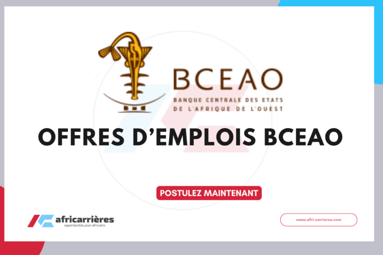 OFFRES D’EMPLOIS Recrutement BCEAO 2026