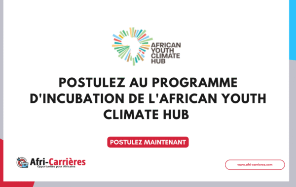 Postulez au programme dincubation de lAfrican Youth Climate Hub