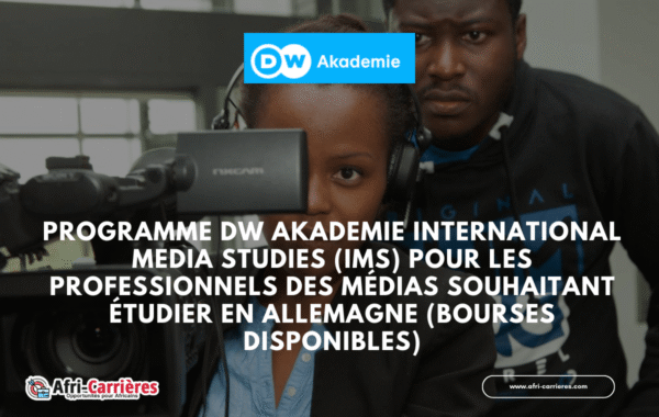 Programme Deutsche Welle DW Akademie International Media Studies IMS en Allemagne